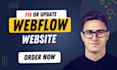 do webflow website fix, webflow expert, webflow website update
