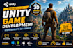 do unity 3d game development and design