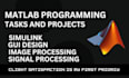 do your matlab programming, simulink, image, signal processing and gui project