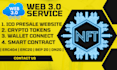 do ico presale website, wallet connect, nft, minting dapp, erc404