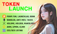 launch token meme coin ico presale staking launchpad bot on solana base bsc