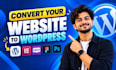 design redesign wix webflow figma xd psd to wordpress elementor website