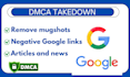 remove mugshots,delete negative links, erase bad articles, false news in google