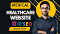 design medical, healthcare, home care, clinic, dental, doctor, hospital website