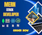 do mern stack frontend development using reactjs, node, mongodb