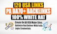 do 120 white hat da90 USA SEO backlinks link building service