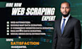 do data collection, web scraping, and data entry from any website