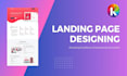 create landing page design