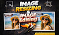 resize bulk images retouch and background removal