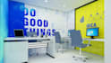 office interior designing 3d, mood board and layout
