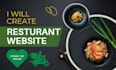 create a restaurant website with online ordering system