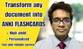make powerful anki flashcards from your documents fast