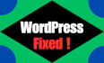 fix wordpress error and debug wordpress error in 1 hour