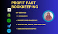 do ecommerce, healthcare, resturant bookkeeping using quickbooks,xero