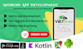 develop professional android app with kotlin and java