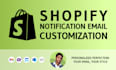 design and code custom shopify notification email templates