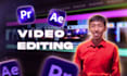 do youtube talking head video editing simple and clean