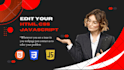 edit your HTML, CSS, and javascript on your webpage