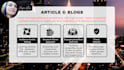 write original, engaging and relatable blog articles for you