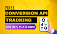 do server side conversion api for facebook tiktok bing snapchat linkedin pixel