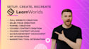 design and setup your learnworlds, kajabi, or thinkific course website