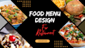 create luxury menu for restaurants and hotels