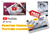 create painting videos for youtube channel