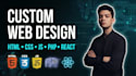 create responsive custom full stack websites with back and front end