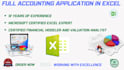 develop full excel based accounting application