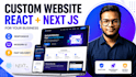 build a custom website with react and next js for your business