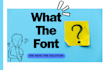 identify fonts your font identification solution
