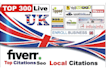 do top 300 UK local citations and directory submission for local SEO