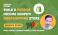 create a shopify dropshipping store with products