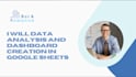 data analysis and dashboard creation in google sheets
