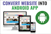 convert your website or site to ios and android app