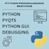 create gui desktop application in python using pyqt5