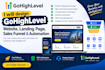 design gohighlevel website, landing page, sales funnel and automation