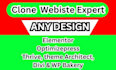 copy, redesign, clone, or duplicate any website