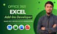 develop excel office addin plugin