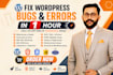fix wordpress issues, woocommerce fix, elementor issues