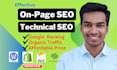 do onpage SEO for shopify wordpress wix for top rank,technical optimization