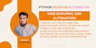 make selenium web automation bot development and data scraping services