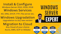 install and configure windows server and active directory