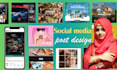 design your social media posts