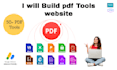 build all pdf tools website like smallpdf