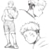 sketch expression sheet of your favourite anime characters