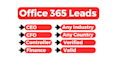 provide targeted and verified office 365 leads