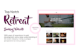 build a booking website for retreats and events