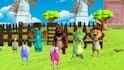 create 3d abc alphabet  kids rhymes 3d animals video  abc learning