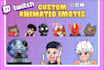 make animated twitch emotes